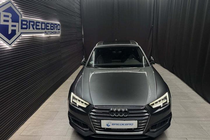 Grå Audi A4 fra 2016