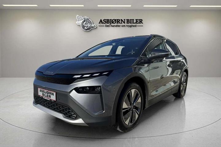Grå Skoda Elroq fra 2025 set udefra