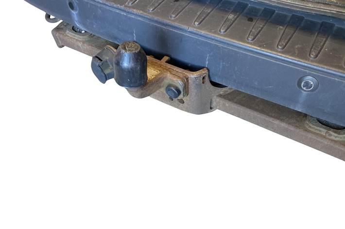 Rød Ford Transit Custom fra 2017