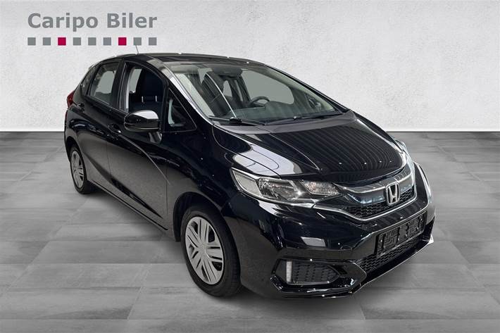 Sort Honda Jazz fra 2019 set udefra