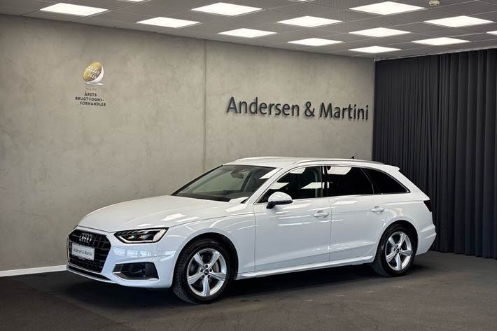 Hvid Audi A4 fra 2021
