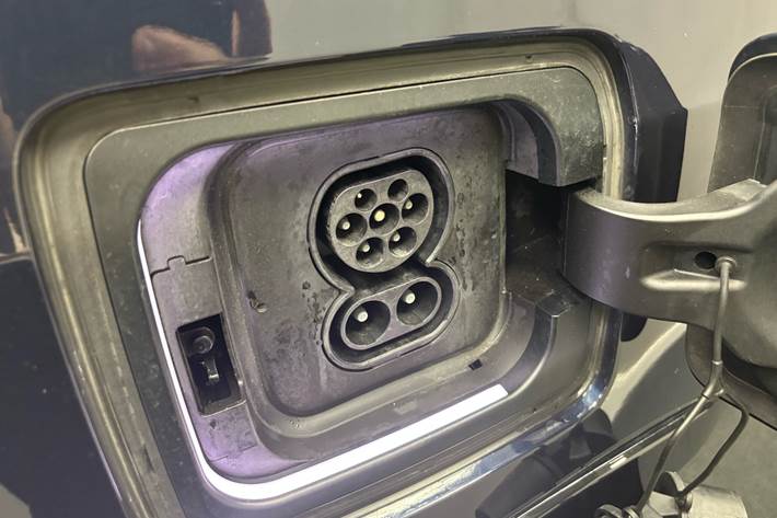 Blå BMW i3 fra 2018