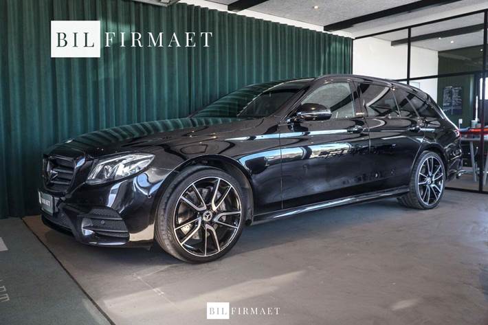 Sort Mercedes E300 de fra 2019