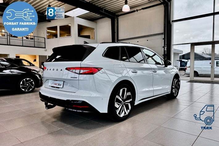 Hvid Skoda Enyaq fra 2026