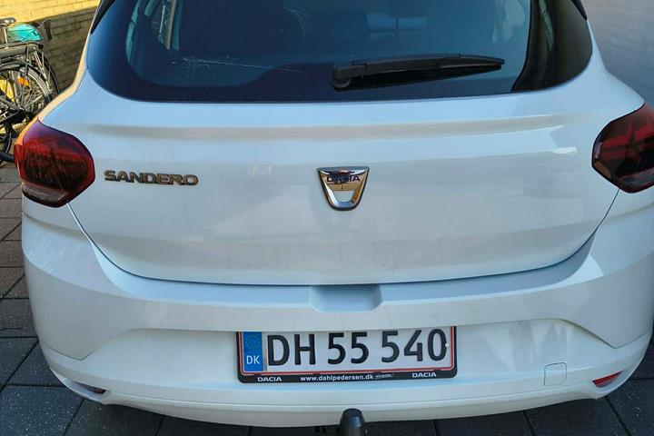 Hvid Dacia Sandero fra 2022