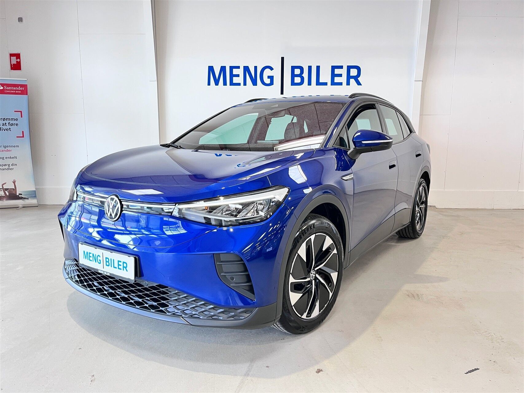 Blå VW ID.4 fra 2022