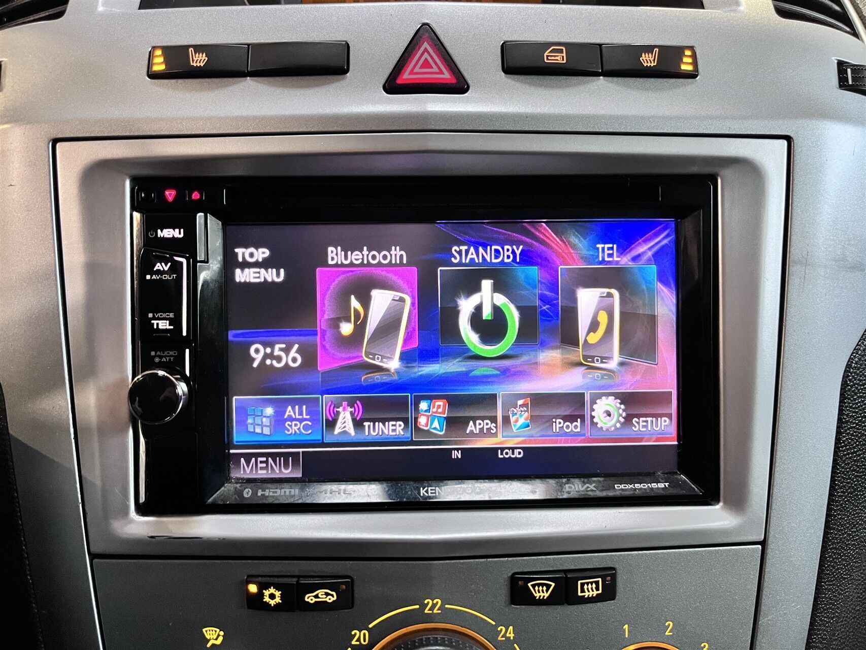 Grå Opel Zafira fra 2010