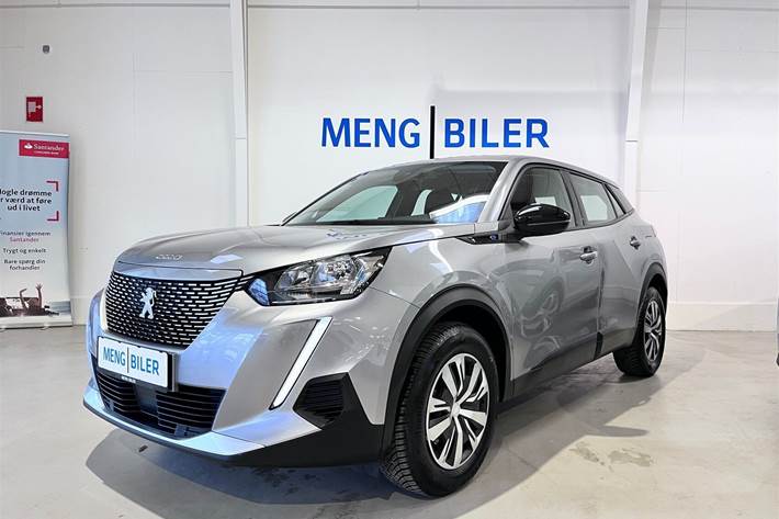 Grå Peugeot e-2008 fra 2022