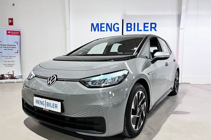 Grå VW ID.3 fra 2020