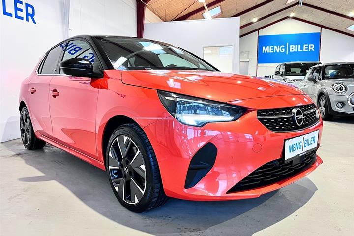 Orange Opel Corsa-e fra 2020