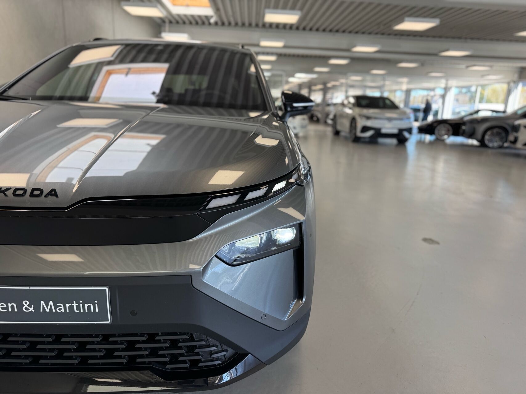 Grå Skoda Elroq fra 2026