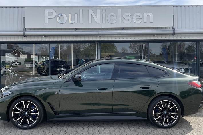 Grøn BMW i4 fra 2023