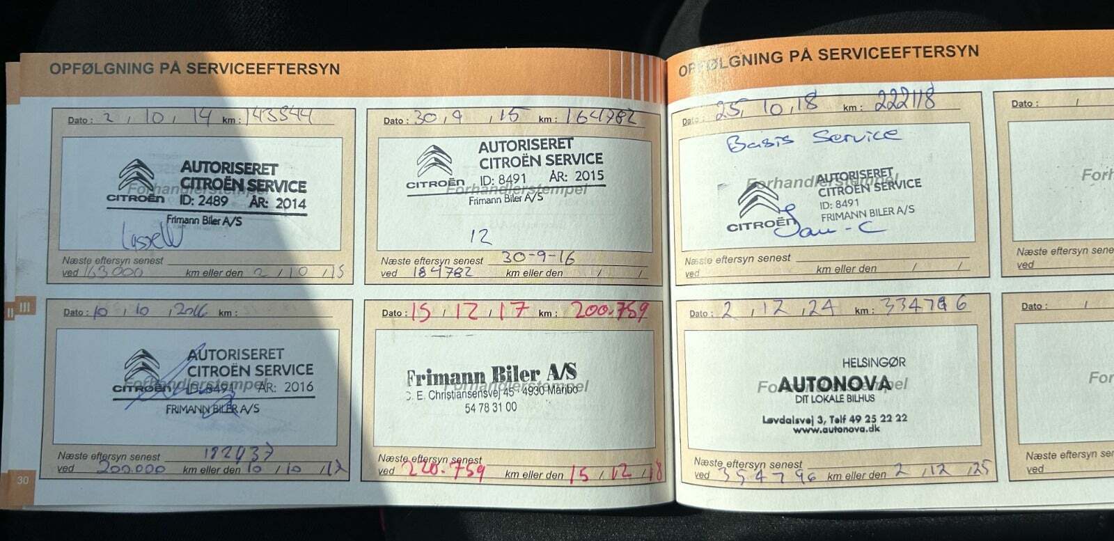 Grå Citroën C4 Picasso fra 2010