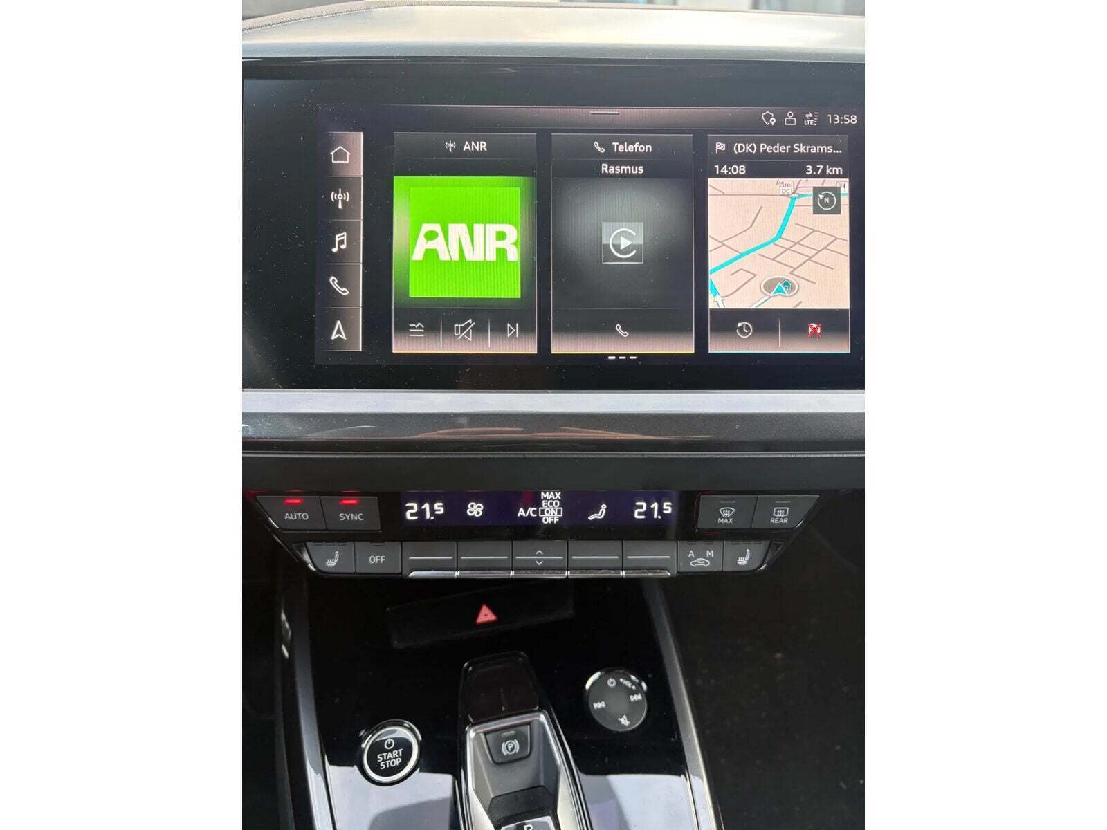 Grå Audi Q4 e-tron fra 2022