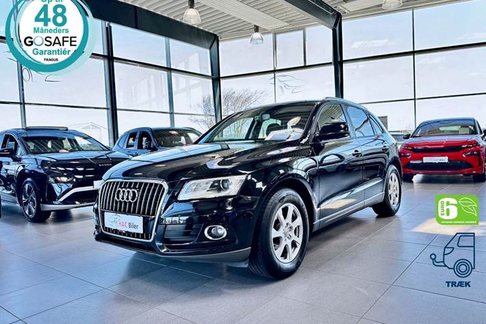 Gul Audi Q5 fra 2017