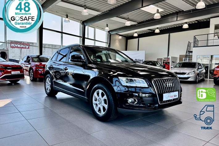 Gul Audi Q5 fra 2017