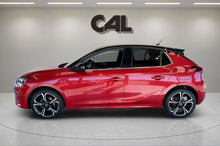 Rød Opel Corsa fra 2021