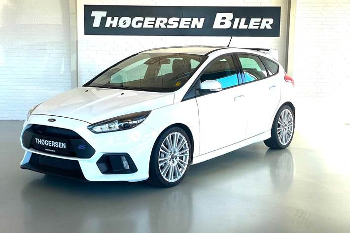 Hvid Ford Focus fra 2017