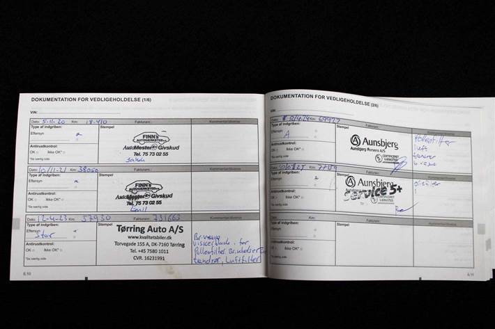 Orange Renault Clio V fra 2019