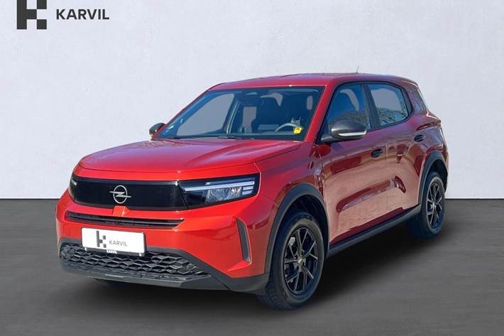 Orange Opel Frontera fra 2025 set udefra