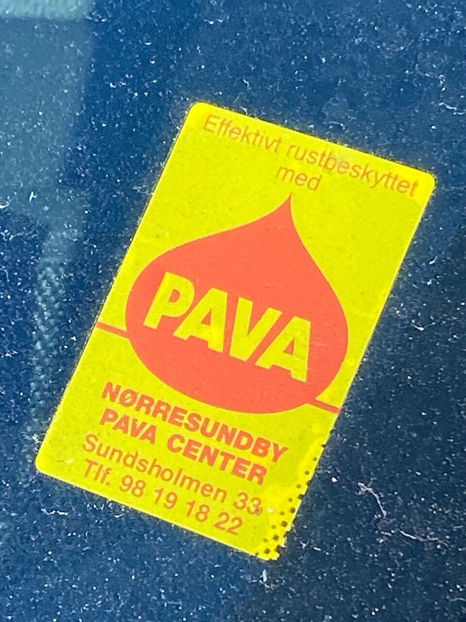 Blå Opel Astra fra 2017