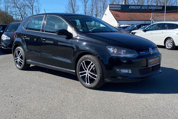 Sort VW Polo fra 2017