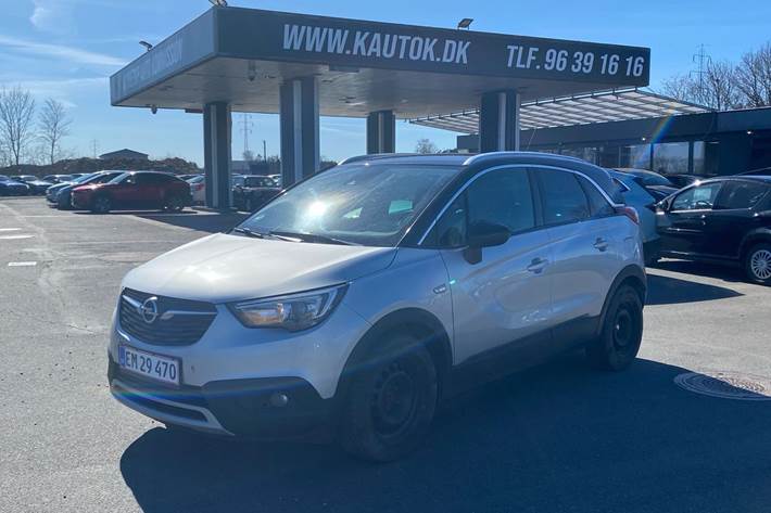 Sølv Opel Crossland X fra 2019