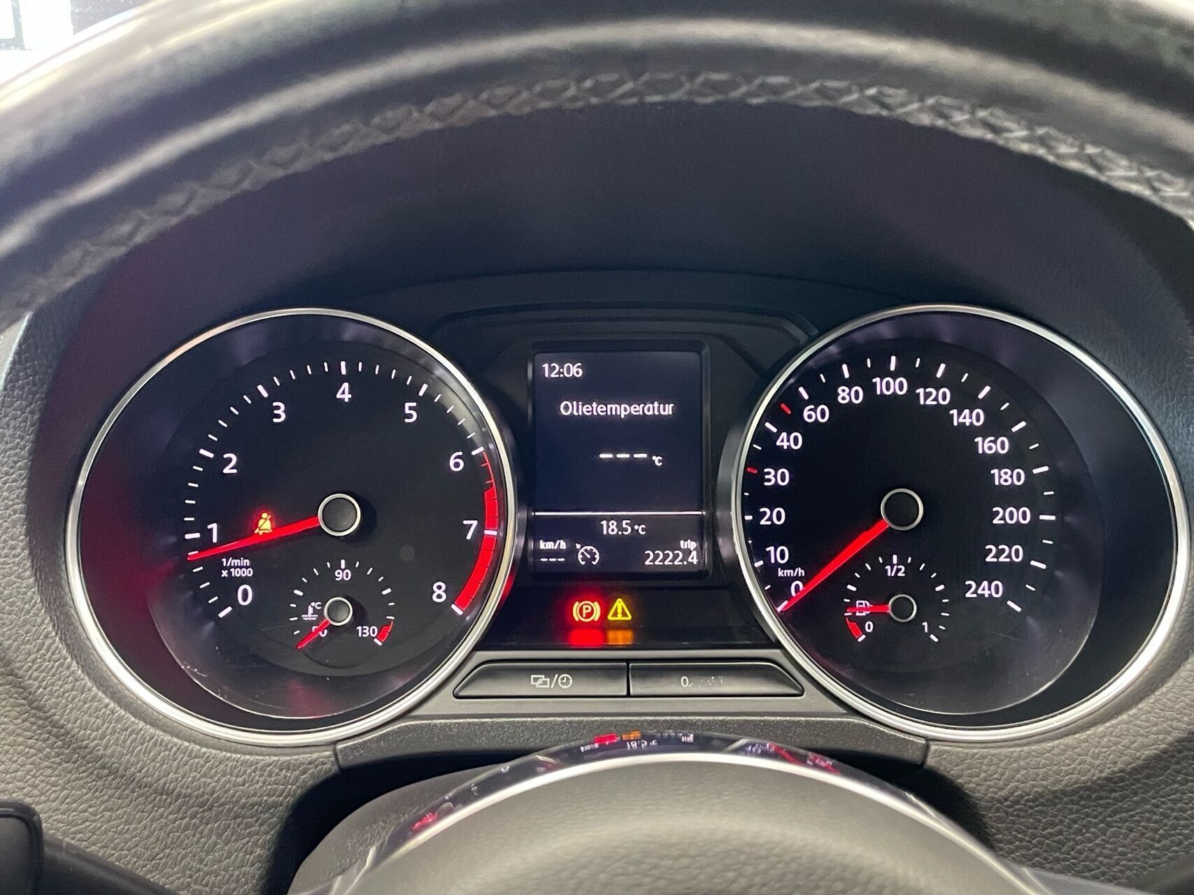 Sort VW Polo fra 2017