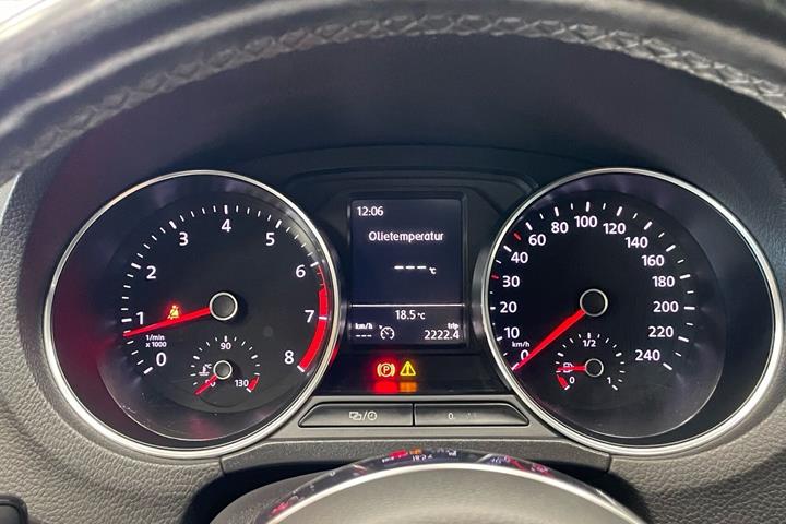 Sort VW Polo fra 2017