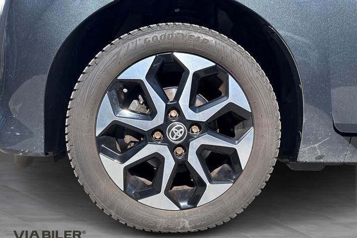 Grå Toyota Aygo fra 2020