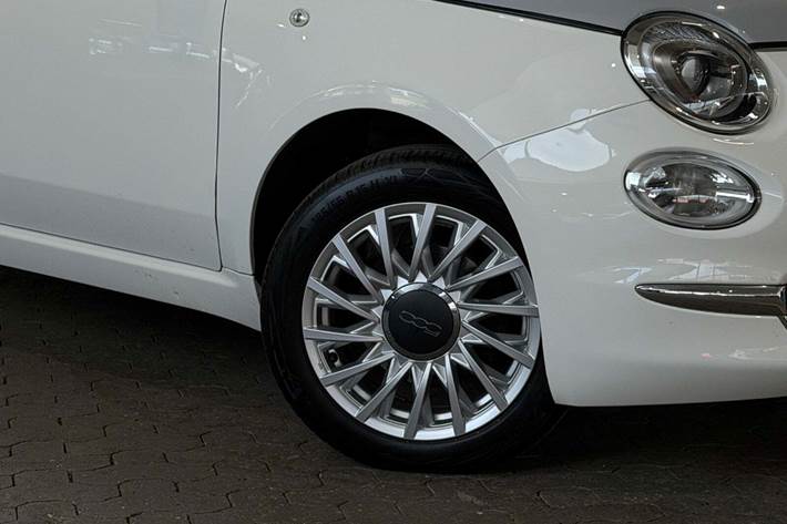 Hvid Fiat 500 fra 2021