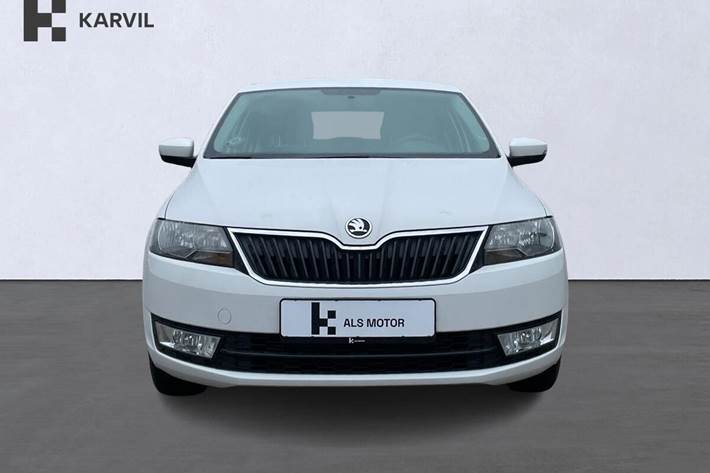 Hvid Skoda Rapid fra 2016