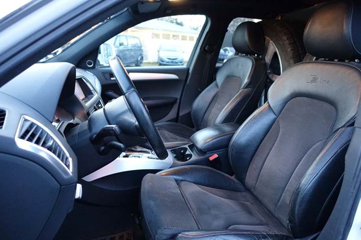 Hvid Audi Q5 fra 2012