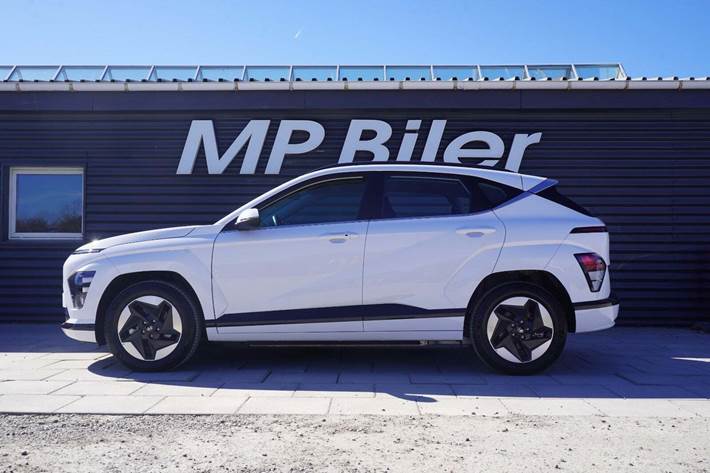 Hvid Hyundai Kona fra 2024