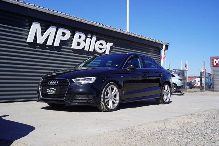 Sort Audi A3 fra 2019