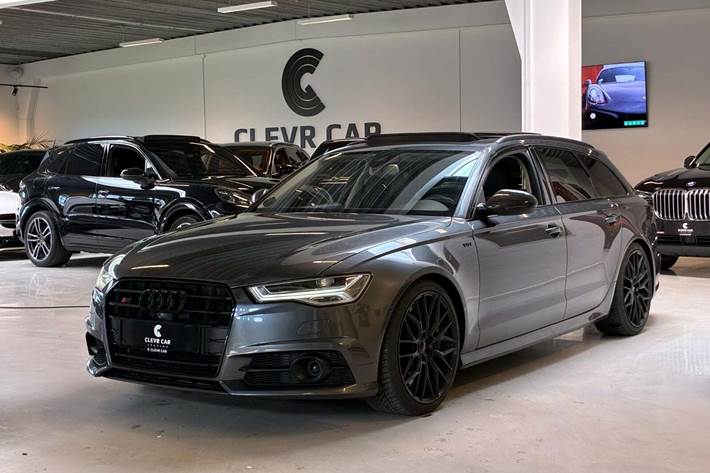 Grå Audi S6 fra 2018