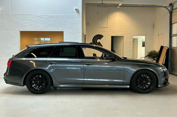 Grå Audi S6 fra 2018