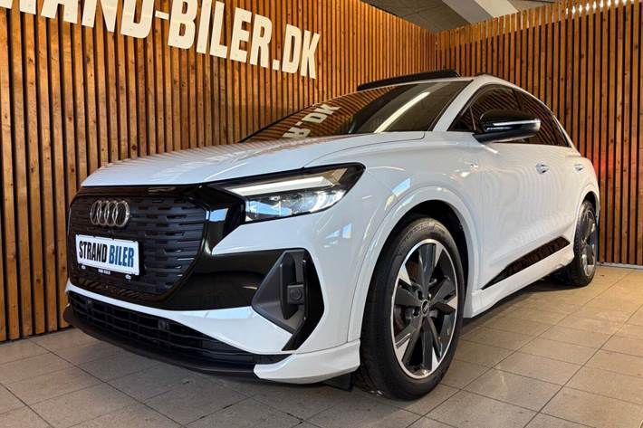 Hvid Audi Q4 e-tron fra 2022
