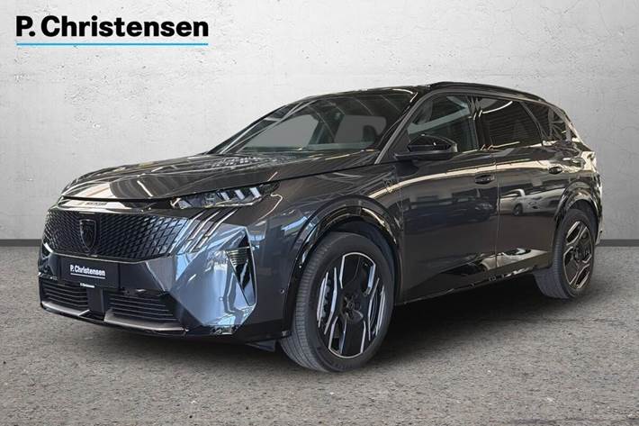 Grå Peugeot e-5008 fra 2024
