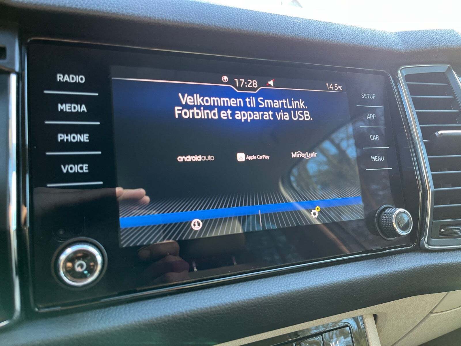 Hvid Skoda Kodiaq fra 2019