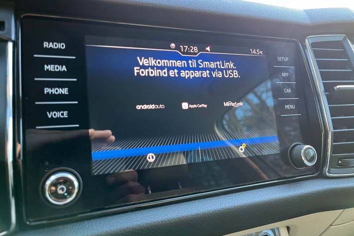 Hvid Skoda Kodiaq fra 2019