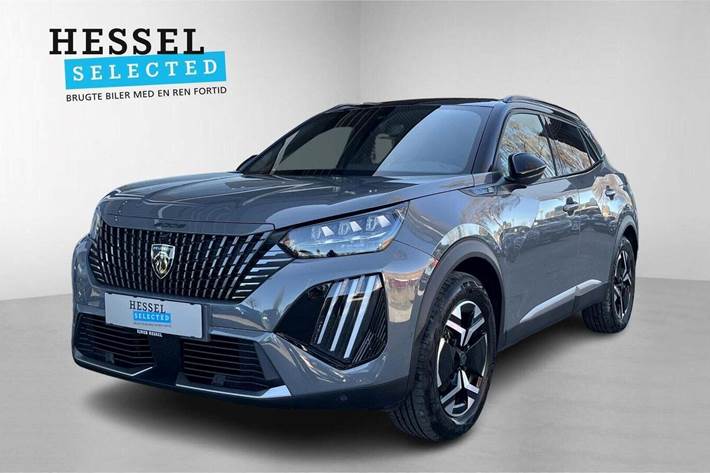 Grå Peugeot e-2008 fra 2023