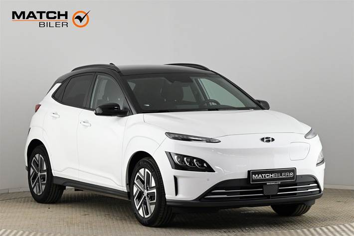 Hvid Hyundai Kona fra 2022