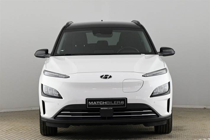 Hvid Hyundai Kona fra 2022
