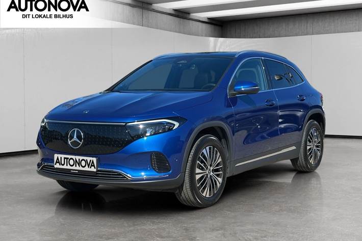 Blå Mercedes EQA 250 fra 2024
