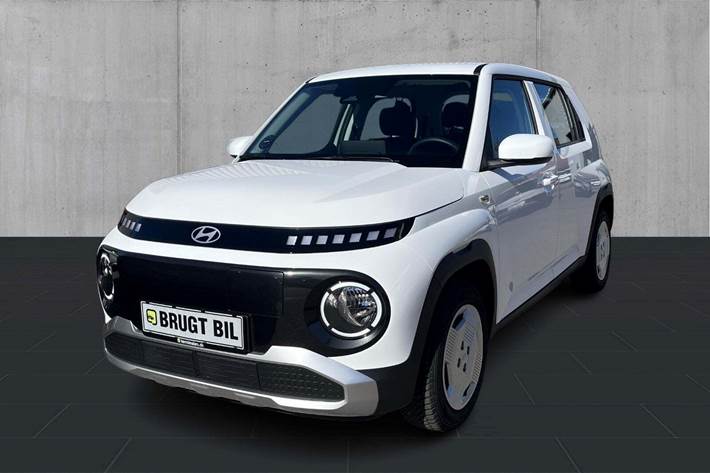 Hvid Hyundai Inster fra 2025