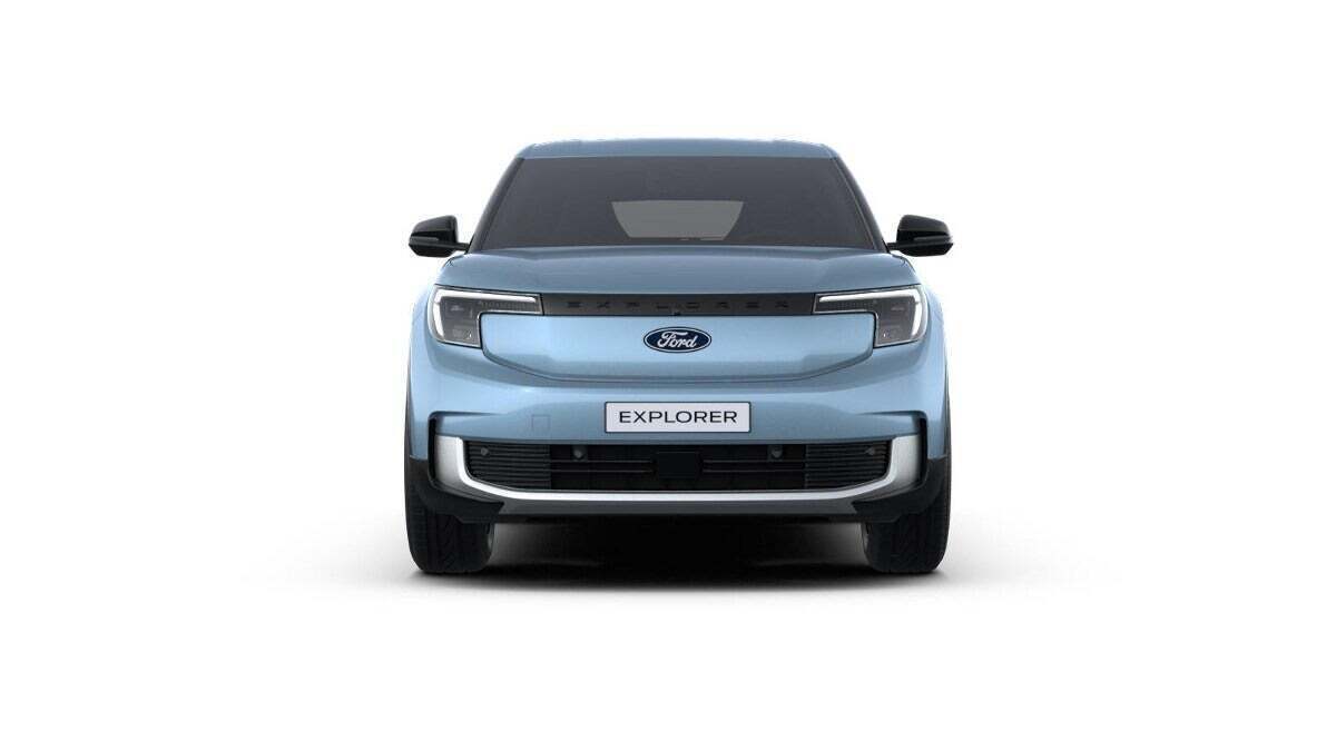 Blå Ford Explorer fra 2025