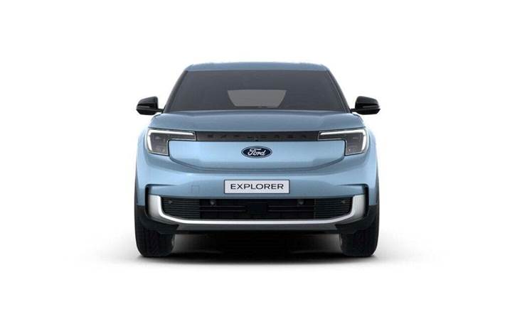 Blå Ford Explorer fra 2025