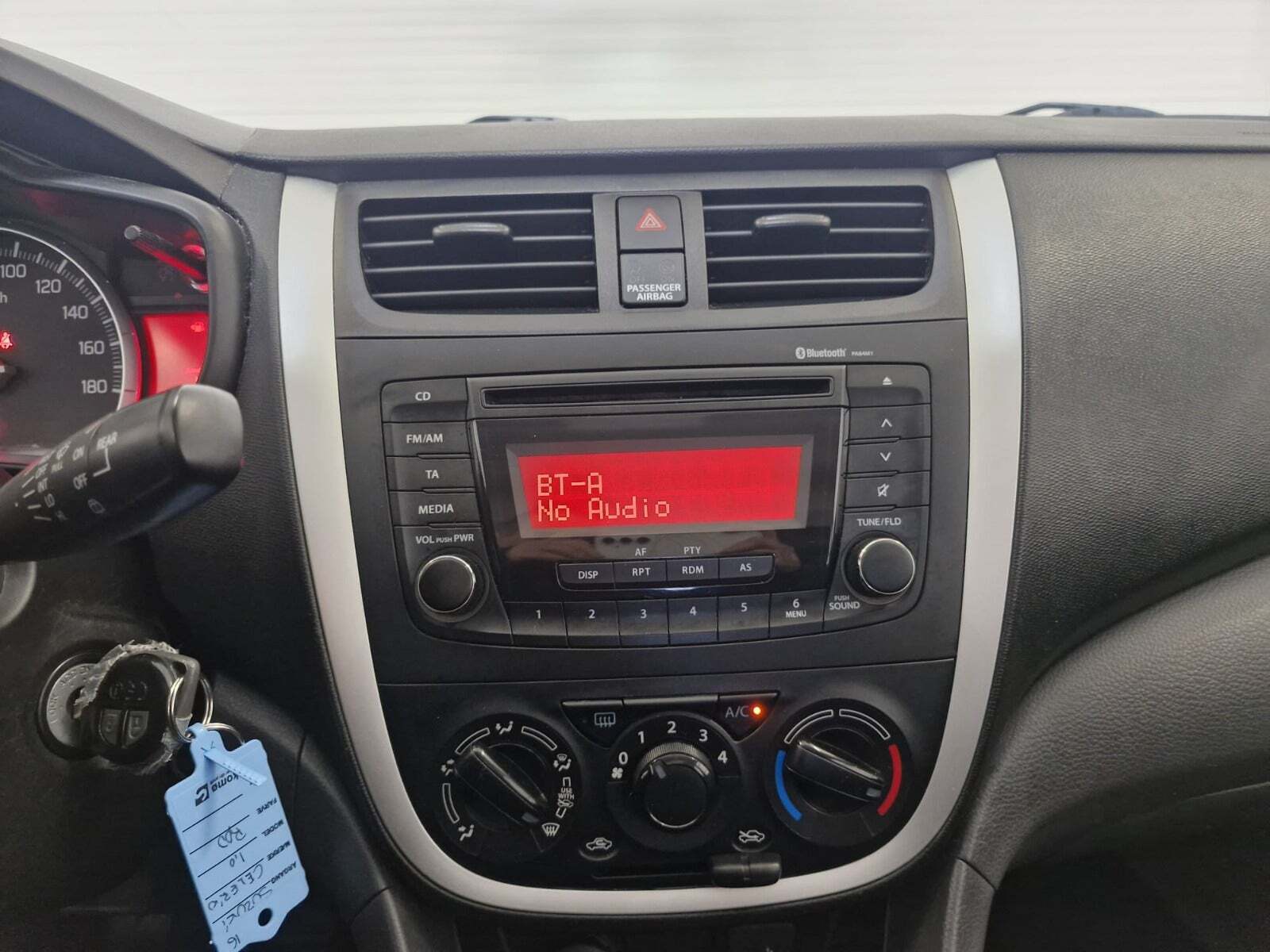Rød Suzuki Celerio fra 2015