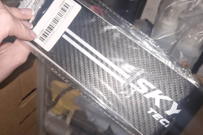 Brun Mazda 3 fra 2019